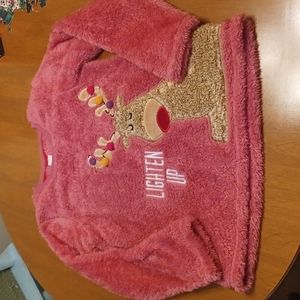 Sweet Treasures Small Reindeer Pajama Top  SO Warm! So Cuddly!